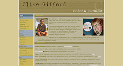 Desktop Screenshot of clivegifford.co.uk